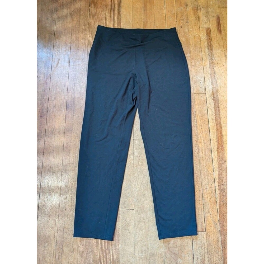 J Jill Women's Wearever Collection Black Medium M Smooth Fit Slim Leg Pants